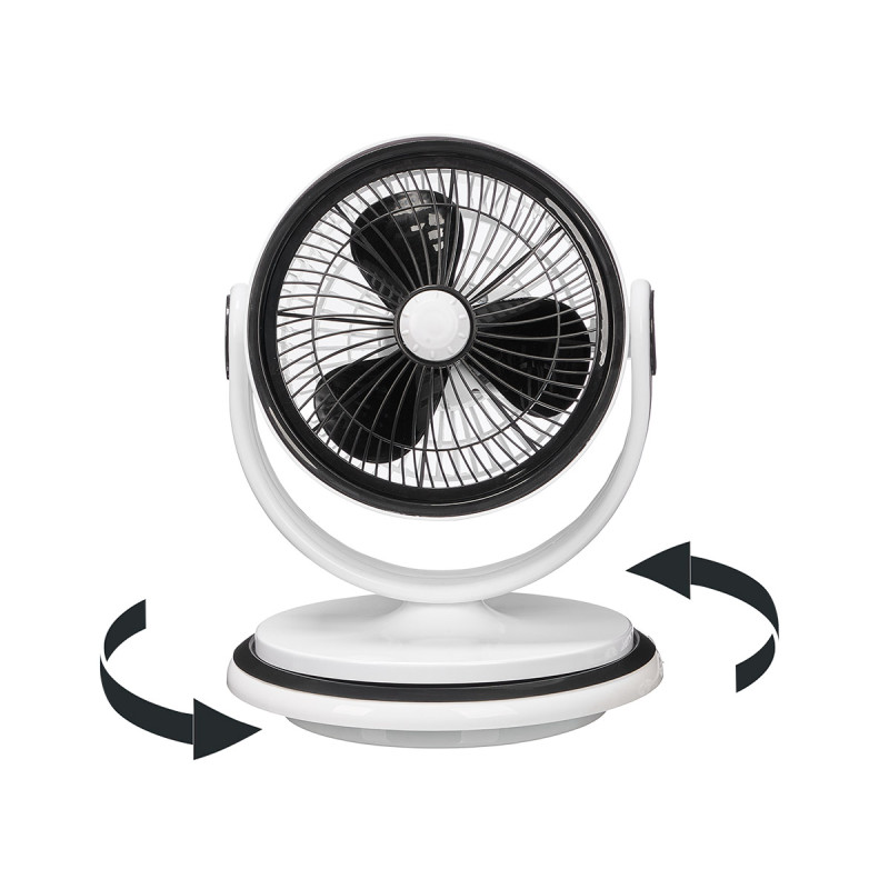 TWO-COLORED 35W ROTATING FAN STAND