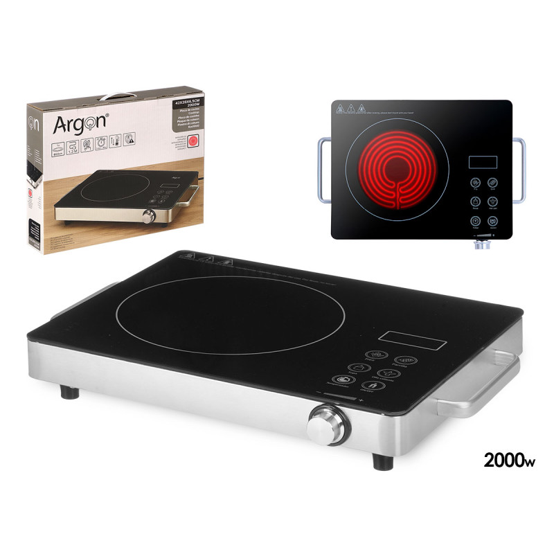 2000W DIGITAL INDUCTION HOB WITH HANDLES