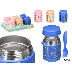 THERMOS ALIMENTAIRE ENFANT ASSORT 3 COUL 400ML