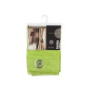CURTAIN 140X260CM 6 EYELETS GREEN GRID