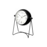 FORGE CLOCK OVAL DIAL MIRROR BLACK 20CM
