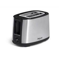TOSTADORA DOBLE ACERO NEGRO MATE 750W