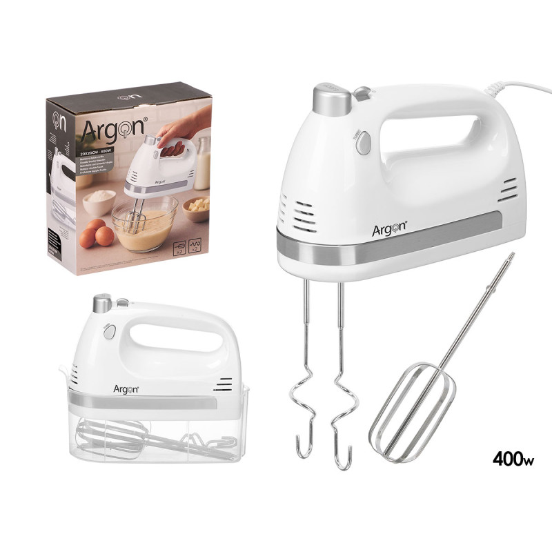 FRULLATORE A DOPPIA BARRA BIANCO 400W