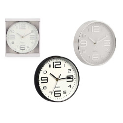 RELOJ REDONDO 20 CM NUMEROS GRANDES SURT 2 