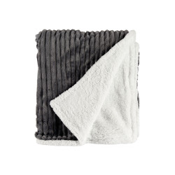 COPERTA COLOR PANNA GRIGIO SCURO