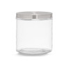 GLASS JAR STEEL LID 850ML