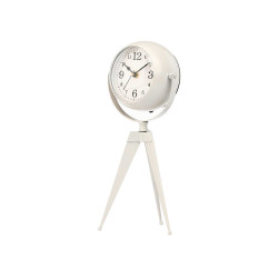 HORLOGE FORGE CADRAN OVALE MIROIR BLANC 30CM