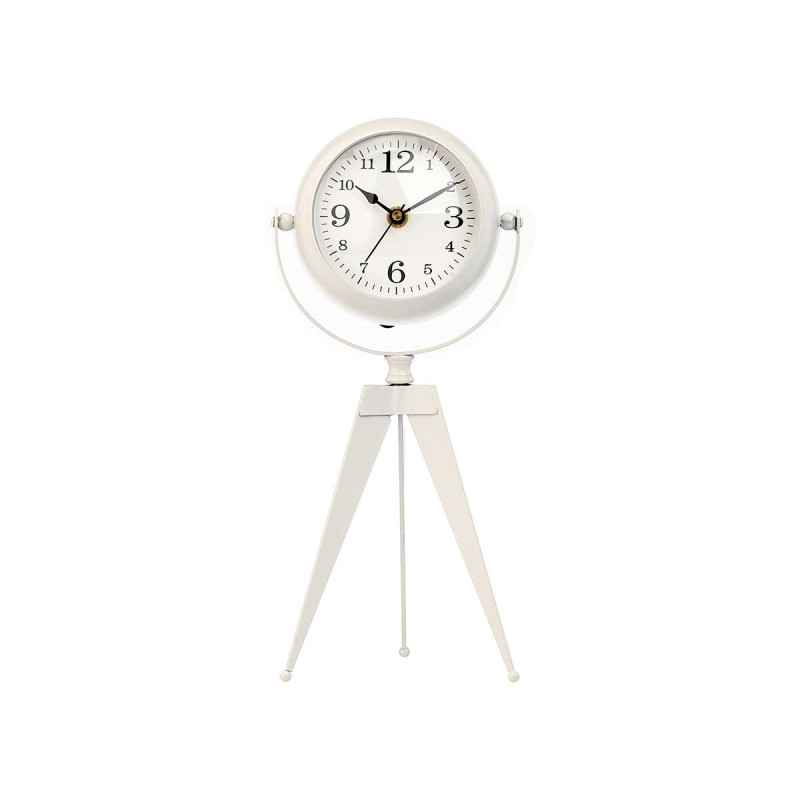 FORGE CLOCK OVAL DIAL MIRROR WHITE 30CM