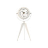 FORGE CLOCK OVAL DIAL MIRROR WHITE 30CM