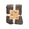 SILKY BLANKET DARK GREY 180X220CM
