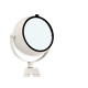 OROLOGIO FERRO SFERA OVALE SPECCHIO BIANCO 30CM