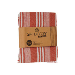 235X205CM TERRACOTA STRIPES PATTERN MULTIPURPOSE