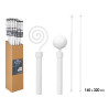 BASTONE TENDA ASS 2 160-320CM BIANCO