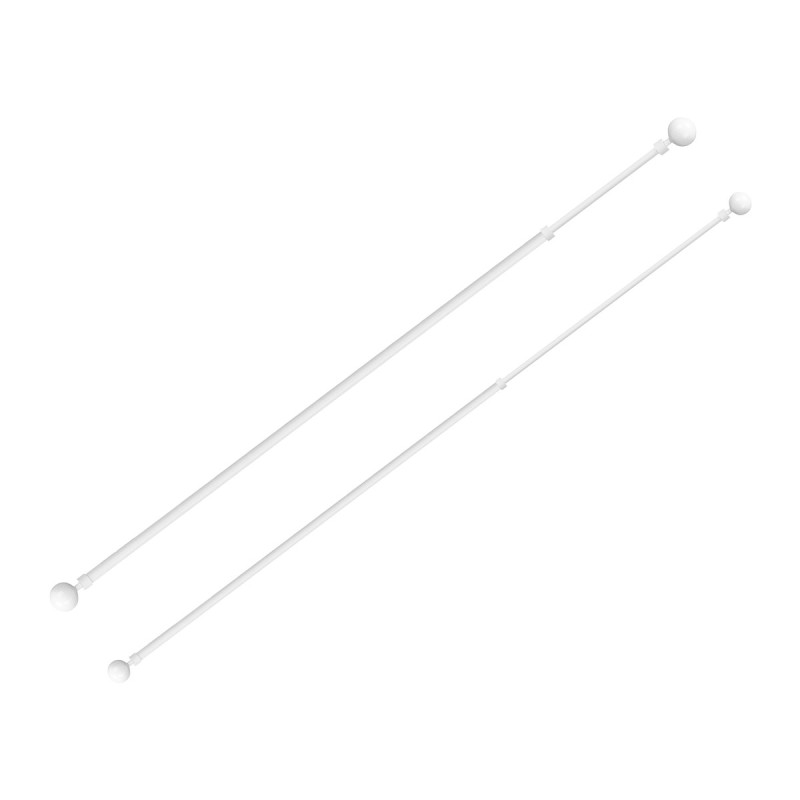 CURTAIN ROD SURT 2 160 X 320CM WHITE