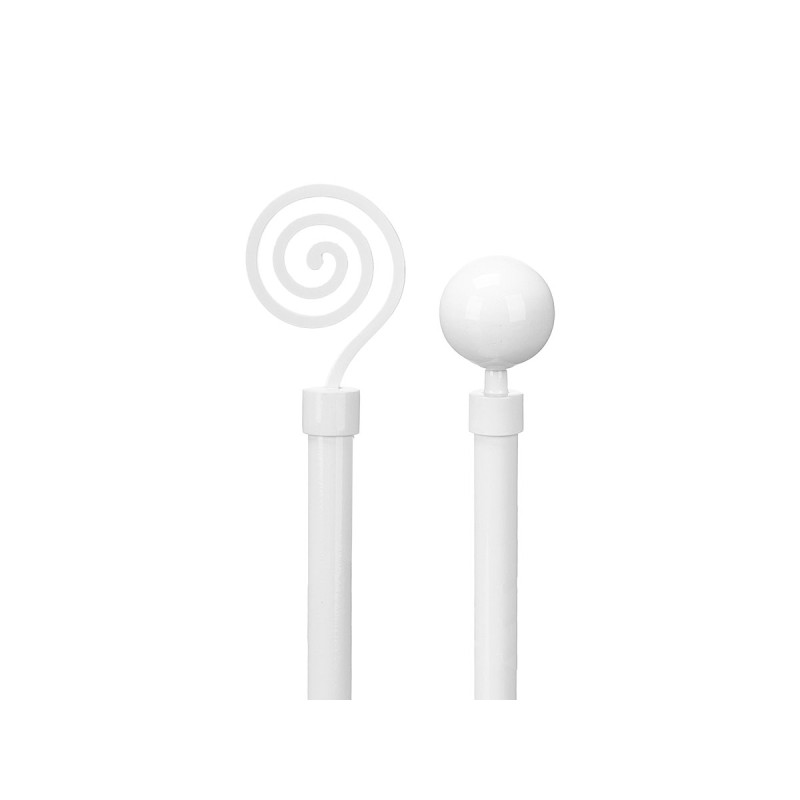 CURTAIN ROD SURT 2 160 X 320CM WHITE