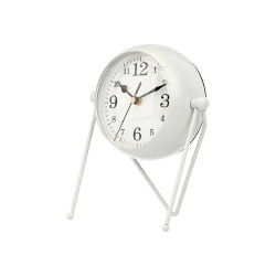 HORLOGE FORGE CADRAN OVALE MIROIR BLANC 21CM