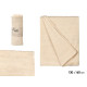 MULTIUSAGES EVER RAYURES BEIGE 130X160CM