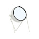 FORGE CLOCK OVAL DIAL MIRROR WHITE 21CM