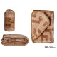 COUVERTURE RASCHEL BEIGE 220X240CM