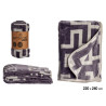 COPERTA RASCHEL GRIGIA 220X240CM