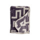 GREY RASCHEL BLANKET 220X240CM