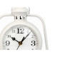 OROLOGIO FERRO SFERA OVALE BIANCO 25CM