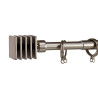 BARRE RIDEAU ACIER INOX 120 210CM CARRE