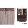 TENDA 140X260CM 6 ANELLE RETATA MARRONE