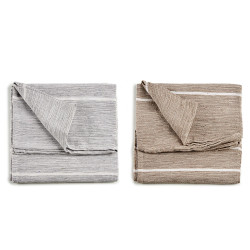 MULTI STRISCE ASSORT 2 COLORI 130X160CM