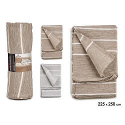 MULTIUSOS RAYAS SURT 2 COLORES 225X250CM