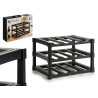 SUPORTE PLASTICO 12 GARRAFAS PRETO