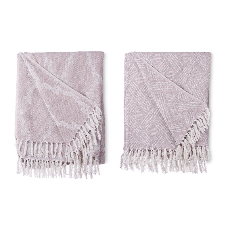 COUVRE-LIT POLYVALENT JACQUARD GRIS 180X220CM ASR2