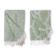 MULTIUSO JACQUARD VERDE 125 X 150 CM ASSORT 2