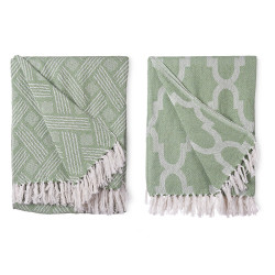 MULTIUSO JACQUARD VERDE 180 X 220 CM SURT 2