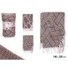 MULTIUSO JACQUARD MARRONE 180 X 220 CM ASSORT 2