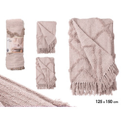 EMBROIDERY MULTIPURPOSE GREY 135X150CM ASSORT 3