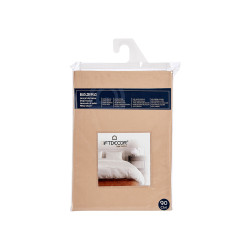 DRAP HOUSSE 90CM COULEUR BEIGE 