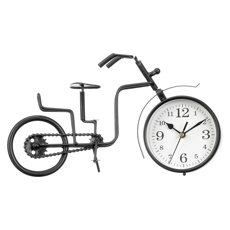 RELOGIO FERRO BICICLETA PRETO 21CM