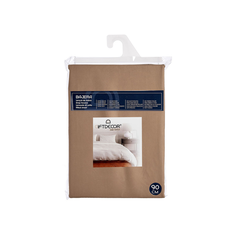LENZUOLO DI SOTTO 90CM COLORE MARRONE