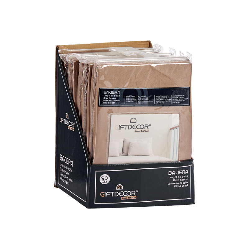 LENÇOL BAIXO 90CM CASTANHO