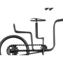 FORGE CLOCK BICYCLE BLACK 21 CM