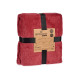 COUVERTURE CORAIL 125X150CM ROSE FORT 
