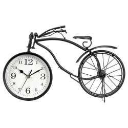 FORGE CLOCK BICYCLE BLACK 22 CM