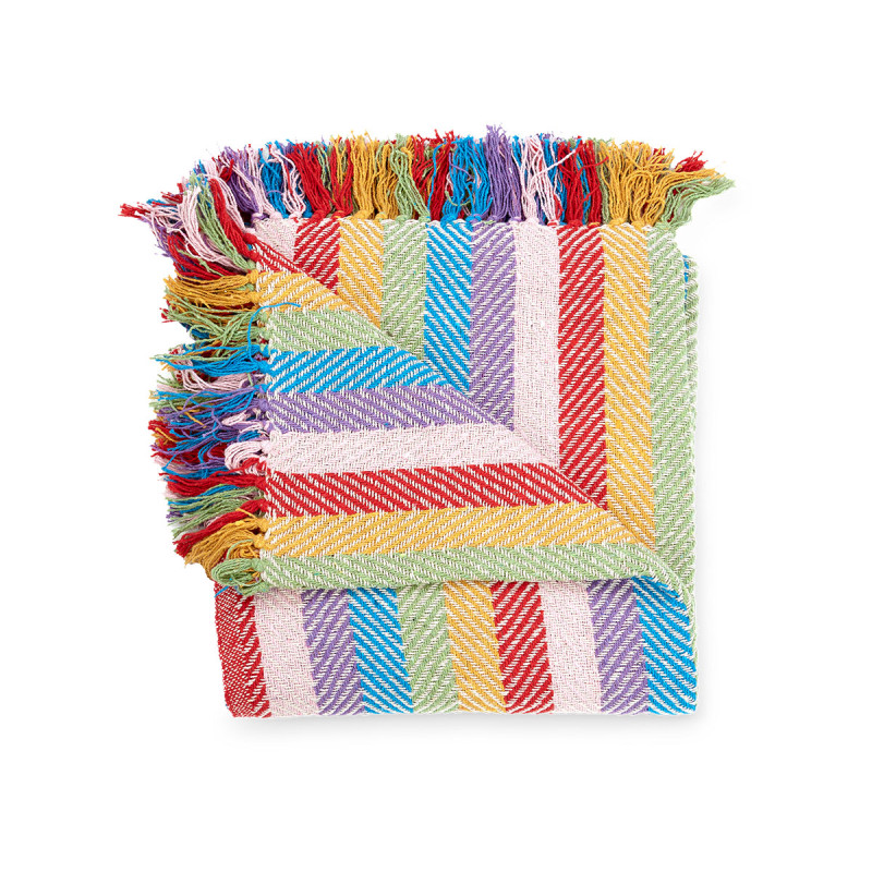 MULTICOLOUR THROW BLANKET 125X150 CM 