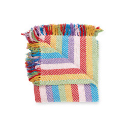 COUVERTURE MULTI-USAGES MULTICOLORE 180X220 CM