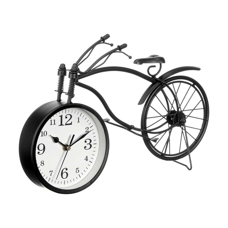 FORGE CLOCK BICYCLE BLACK 22 CM