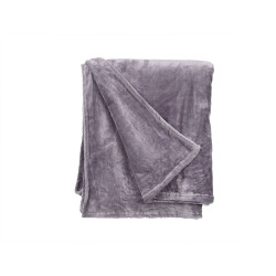 SILKY BLANKET LIGHT GREY 180X220CM