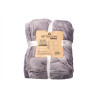 SILKY BLANKET LIGHT GREY 180X220CM