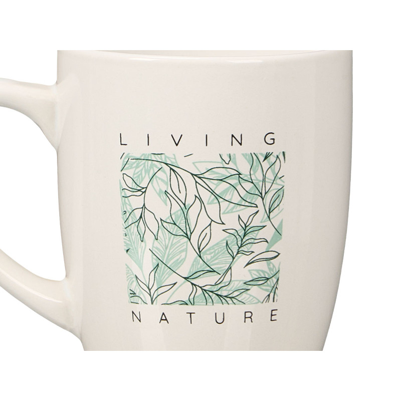 PORCELAIN MUG LIVING NATURE 350ML