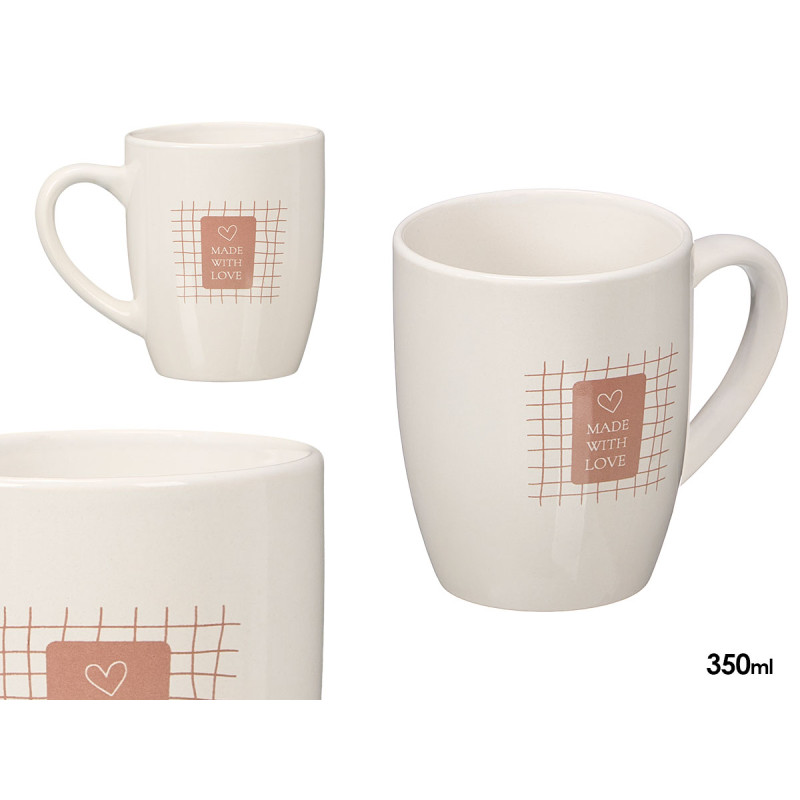 TAZZA PORCELLANA LOVE 350ML